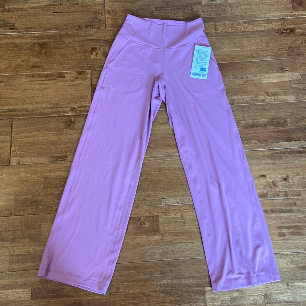 lululemon Align HR Wide-Leg Pant 31”.  SIZE 6 BRAND NEW WITH TAGS!